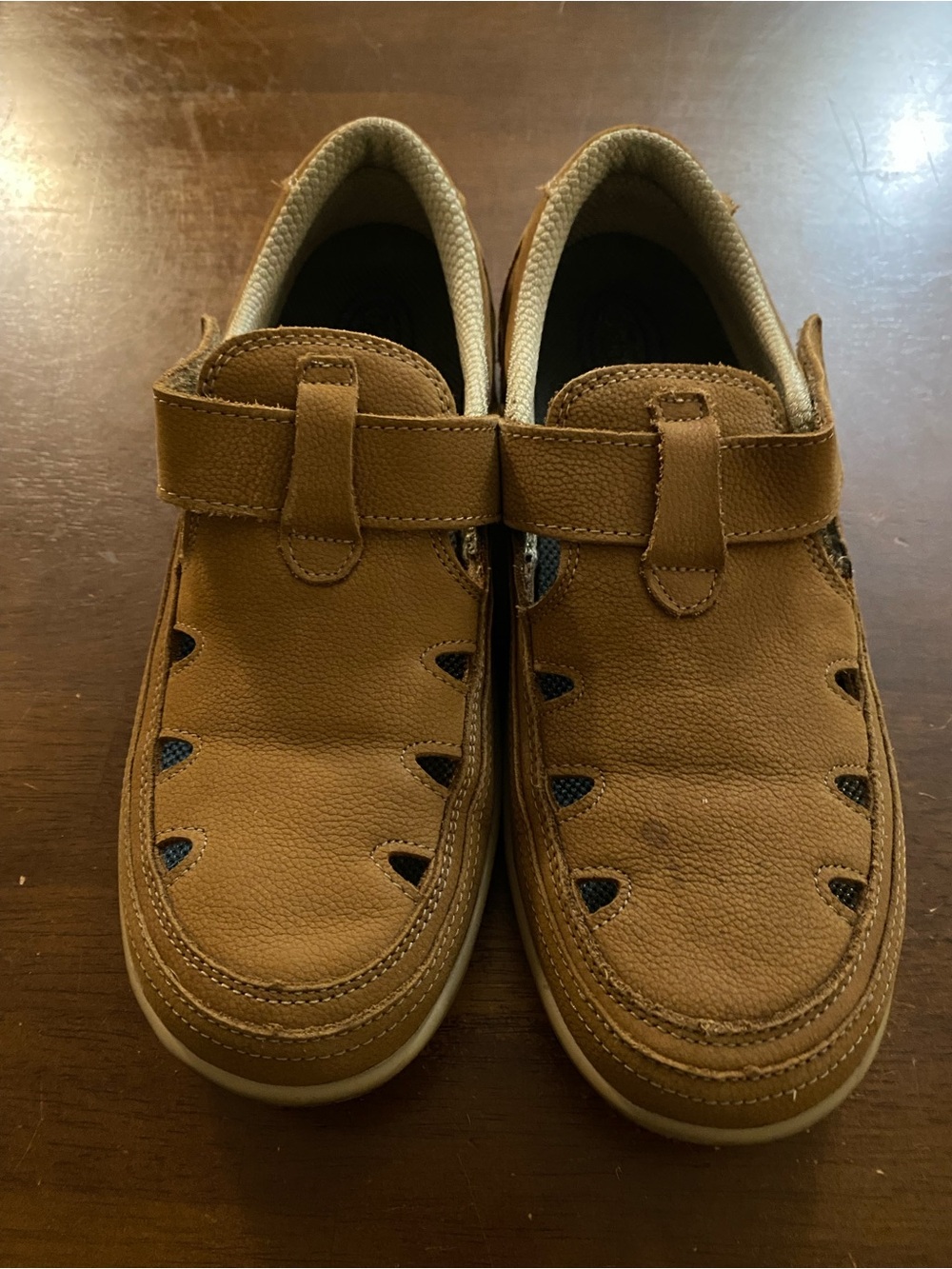Women's Casual Velcro Sandals in Tan